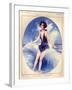 1920s France La Vie Parisienne Magazine Plate-null-Framed Giclee Print