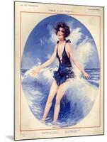 1920s France La Vie Parisienne Magazine Plate-null-Mounted Giclee Print