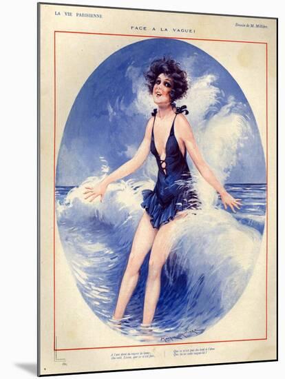 1920s France La Vie Parisienne Magazine Plate-null-Mounted Giclee Print