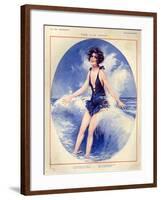 1920s France La Vie Parisienne Magazine Plate-null-Framed Giclee Print