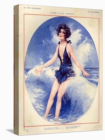 1920s France La Vie Parisienne Magazine Plate-null-Stretched Canvas