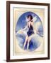 1920s France La Vie Parisienne Magazine Plate-null-Framed Giclee Print