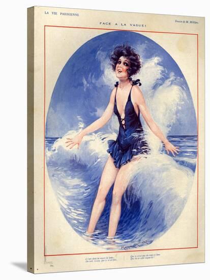 1920s France La Vie Parisienne Magazine Plate-null-Stretched Canvas