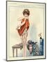 1920s France La Vie Parisienne Magazine Plate-null-Mounted Giclee Print