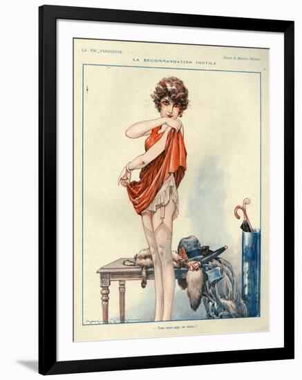 1920s France La Vie Parisienne Magazine Plate-null-Framed Giclee Print