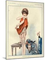 1920s France La Vie Parisienne Magazine Plate-null-Mounted Giclee Print