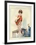 1920s France La Vie Parisienne Magazine Plate-null-Framed Giclee Print