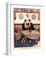 1920s France La Vie Parisienne Magazine Plate-null-Framed Giclee Print