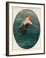 1920s France La Vie Parisienne Magazine Plate-null-Framed Giclee Print