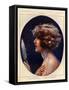 1920s France La Vie Parisienne Magazine Plate-null-Framed Stretched Canvas