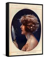 1920s France La Vie Parisienne Magazine Plate-null-Framed Stretched Canvas