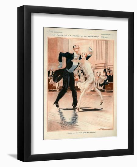 1920s France La Vie Parisienne Magazine Plate-null-Framed Giclee Print