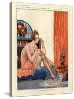 1920s France La Vie Parisienne Magazine Plate-null-Stretched Canvas