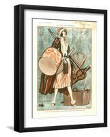 1920s France La Vie Parisienne Magazine Plate-null-Framed Giclee Print