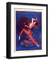 1920s France La Vie Parisienne Magazine Plate-null-Framed Giclee Print