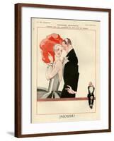 1920s France La Vie Parisienne Magazine Plate-null-Framed Giclee Print