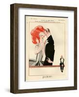 1920s France La Vie Parisienne Magazine Plate-null-Framed Giclee Print