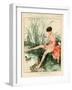 1920s France La Vie Parisienne Magazine Plate-null-Framed Giclee Print