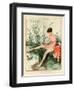 1920s France La Vie Parisienne Magazine Plate-null-Framed Giclee Print