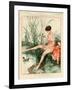 1920s France La Vie Parisienne Magazine Plate-null-Framed Giclee Print