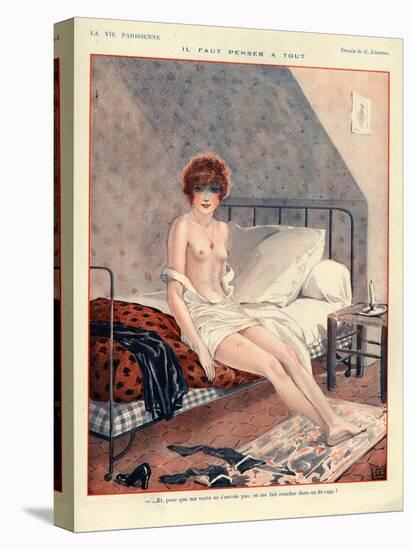 1920s France La Vie Parisienne Magazine Plate-null-Stretched Canvas