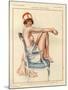 1920s France La Vie Parisienne Magazine Plate-null-Mounted Giclee Print