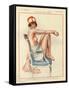 1920s France La Vie Parisienne Magazine Plate-null-Framed Stretched Canvas