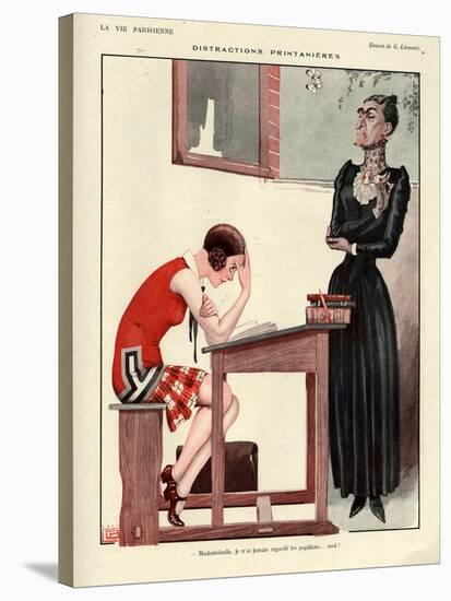 1920s France La Vie Parisienne Magazine Plate-null-Stretched Canvas