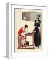 1920s France La Vie Parisienne Magazine Plate-null-Framed Giclee Print