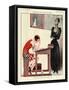 1920s France La Vie Parisienne Magazine Plate-null-Framed Stretched Canvas