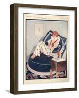 1920s France La Vie Parisienne Magazine Plate-null-Framed Giclee Print