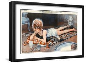 1920s France La Vie Parisienne Magazine Plate-null-Framed Giclee Print