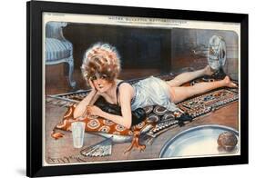 1920s France La Vie Parisienne Magazine Plate-null-Framed Giclee Print