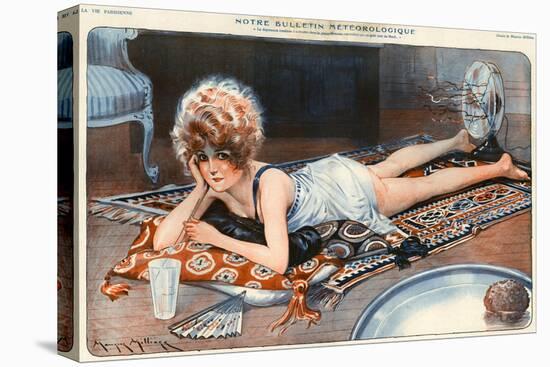 1920s France La Vie Parisienne Magazine Plate-null-Stretched Canvas