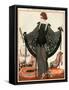 1920s France La Vie Parisienne Magazine Plate-null-Framed Stretched Canvas