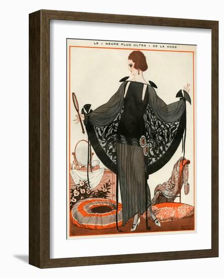 1920s France La Vie Parisienne Magazine Plate-null-Framed Giclee Print