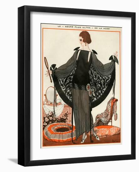 1920s France La Vie Parisienne Magazine Plate-null-Framed Giclee Print