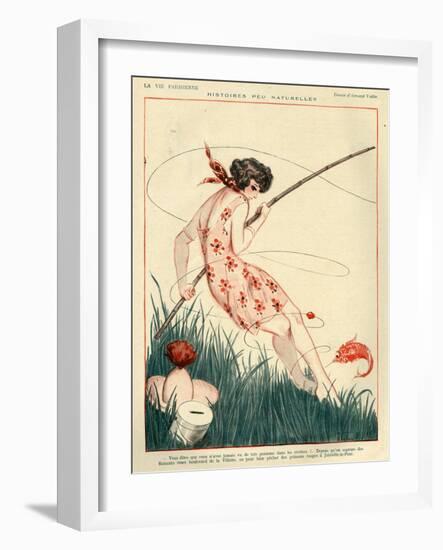 1920s France La Vie Parisienne Magazine Plate-null-Framed Giclee Print