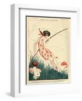 1920s France La Vie Parisienne Magazine Plate-null-Framed Giclee Print