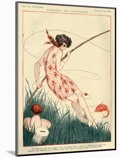 1920s France La Vie Parisienne Magazine Plate-null-Mounted Giclee Print