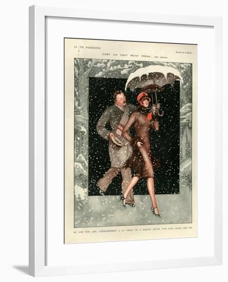 1920s France La Vie Parisienne Magazine Plate-null-Framed Giclee Print