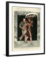 1920s France La Vie Parisienne Magazine Plate-null-Framed Giclee Print