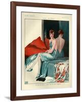 1920s France La Vie Parisienne Magazine Plate-null-Framed Giclee Print