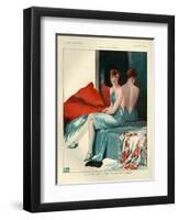 1920s France La Vie Parisienne Magazine Plate-null-Framed Giclee Print