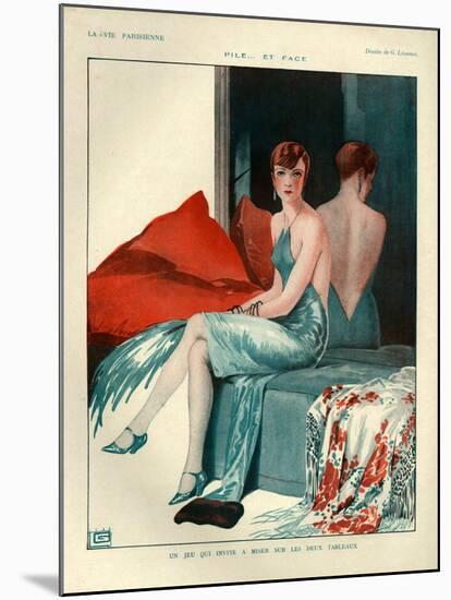 1920s France La Vie Parisienne Magazine Plate-null-Mounted Giclee Print