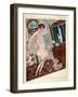 1920s France La Vie Parisienne Magazine Plate-null-Framed Premium Giclee Print