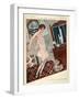 1920s France La Vie Parisienne Magazine Plate-null-Framed Premium Giclee Print