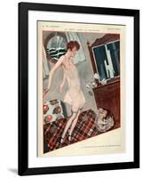 1920s France La Vie Parisienne Magazine Plate-null-Framed Giclee Print