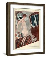 1920s France La Vie Parisienne Magazine Plate-null-Framed Giclee Print