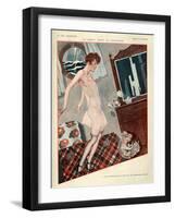 1920s France La Vie Parisienne Magazine Plate-null-Framed Giclee Print